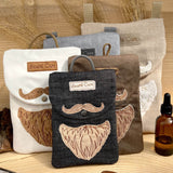 Stickdatei Beard Care Bag “BC” Set, ITH Tasche in 5 Größen - Sewando