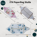 ITH Stickdatei Crossbody Bag Set 3 Größen, In The Hoop Tasche PaperBag Stulle - Sewando