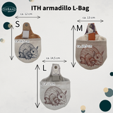 Stickdatei Beutel Set 13x18, 15x20, 16x23, ITH Hundeleinentasche armadillo L-Bag
