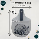 Stickdatei Beutel 18x25, In The Hoop Hundeleinentasche armadillo L-Bag