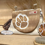 Stickdatei Tasche Big Paw 18x25, In The Hoop Bag mit 3 Reißverschlusstaschen - Sewando