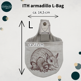 Stickdatei Beutel 16x23, In The Hoop Hundeleinentasche armadillo L-Bag