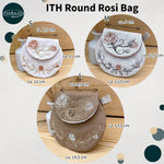 Stickdatei Round Rosi Bag Set mit 3 Größen, ITH runde Tasche - Sewando