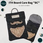 Stickdatei Beard Care Bag “BC” 13x18, In The Hoop Tasche - Sewando