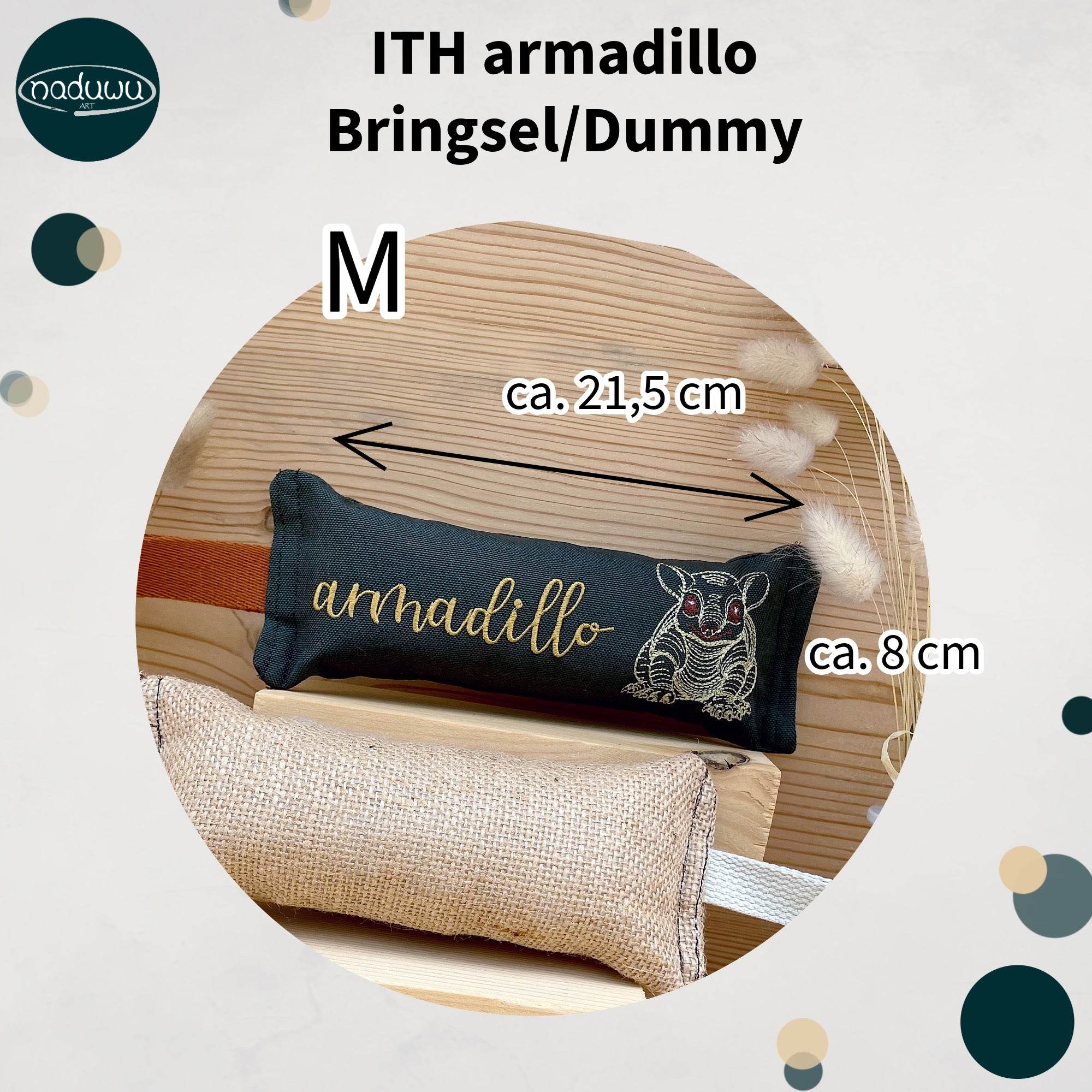 Stickdatei Bringsel 10x24, ITH Stickdatei Dummy - Sewando