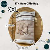 Stickdatei BoxyDillo Bag 24x30, ITH Tasche mit Reißverschluss - Sewando