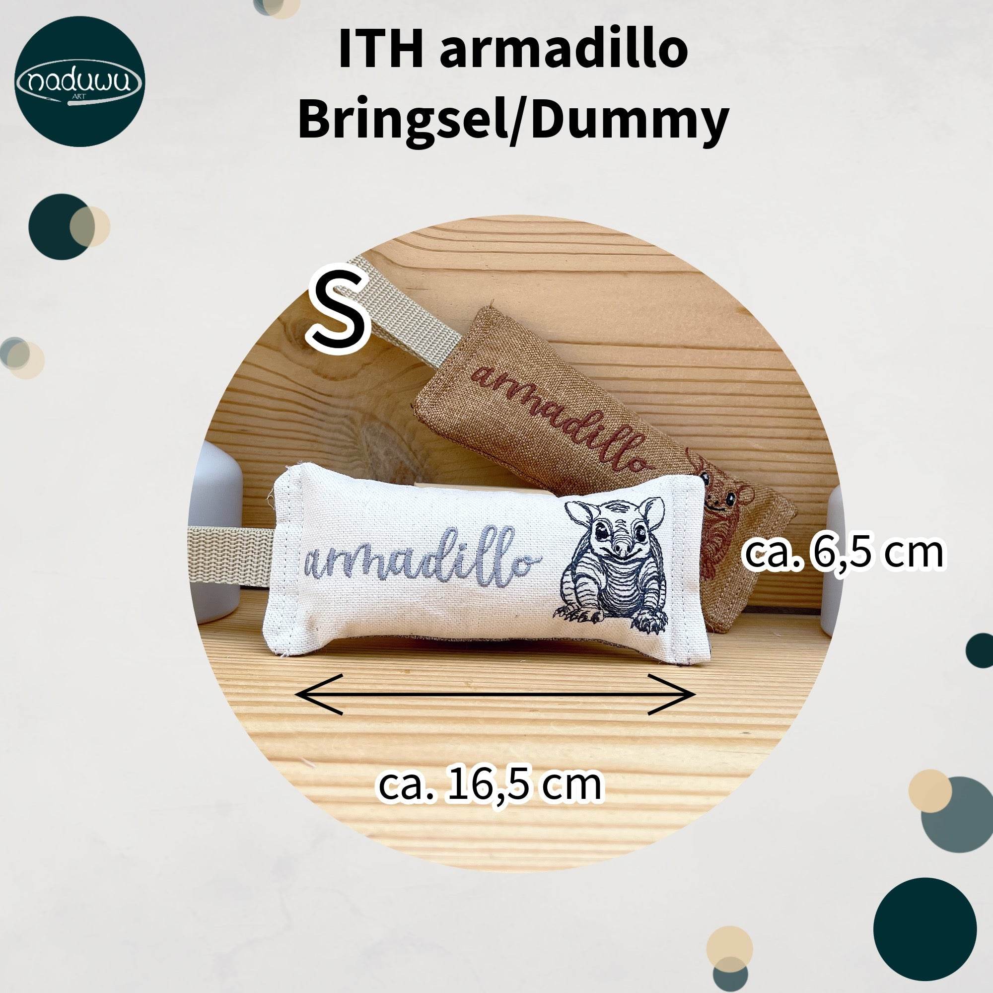 Stickdatei Bringsel 9x18, ITH Stickdatei Dummy, - Sewando