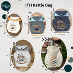 Stickdatei Kettle Bag Set mit 5 Größen, ITH Stickdatei Tasche - Sewando