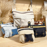 Stickdatei Baggy Bag Set, ITH Tasche in 5 Größen mit 2 Reißverschlüssen - Sewando