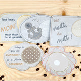 Stickdatei maritimes Mug Rug Set mit 5 ITH Designs - Sewando