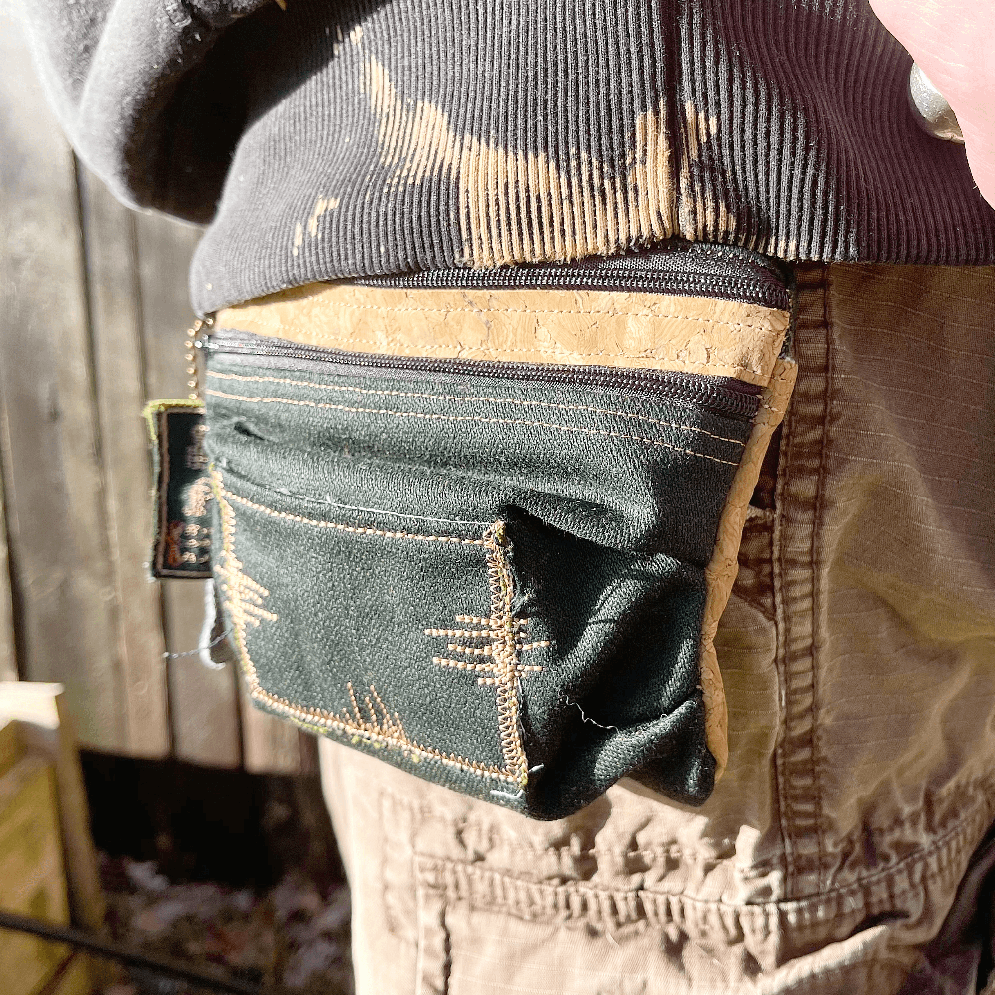 Stickdatei Baggy Bag 13x18, ITH Tasche mit 2 Reißverschlüssen - Sewando