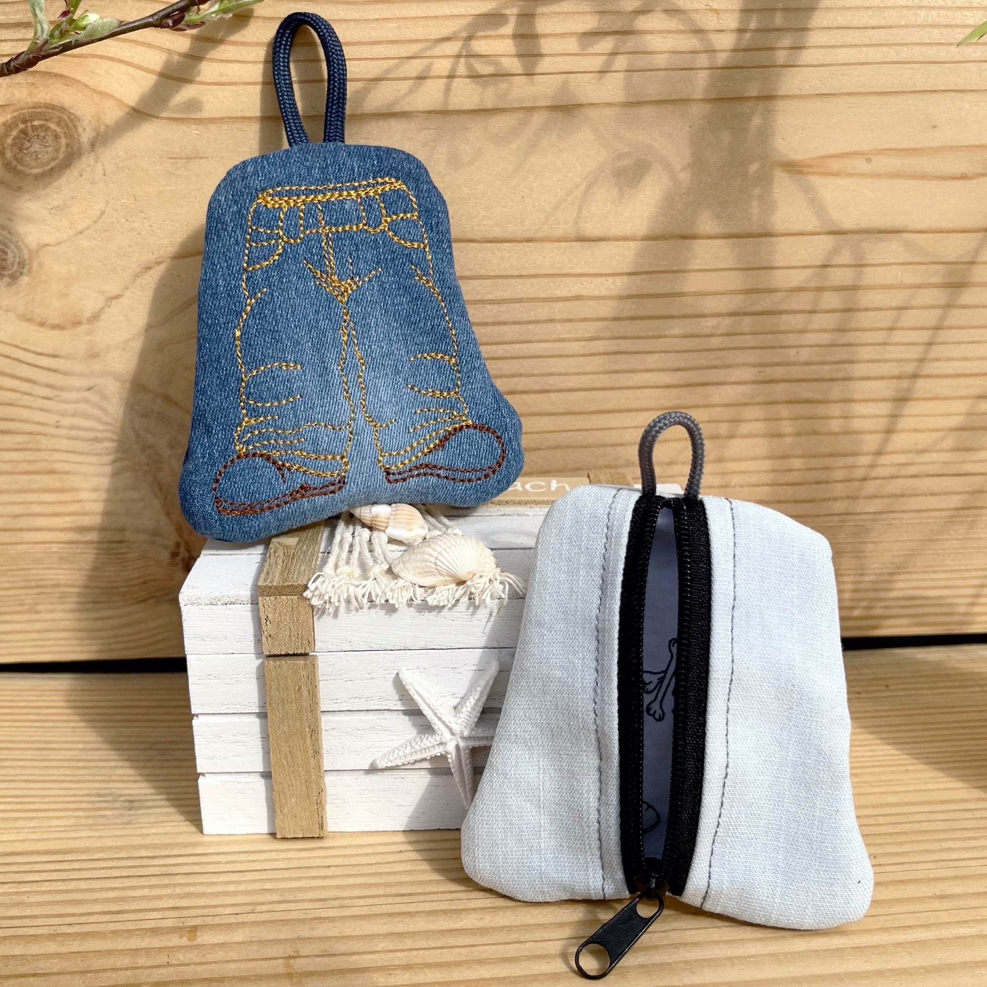 Stickdatei Tasche Spendierhose 10x10, ITH Stickdatei Taschenbaumler - Sewando