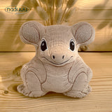 Stickdatei armadillo Stuffie 18x20, ITH Stickdatei Gürteltier Kuscheltier