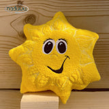 Stickdatei Sonne Stuffie 18x18, ITH Kuschelkissen Sunny