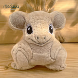 Stickdatei armadillo Stuffie 18x20, ITH Stickdatei Gürteltier Kuscheltier
