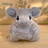 Stickdatei armadillo Stuffie 18x20, ITH Stickdatei Gürteltier Kuscheltier