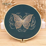 Stickdatei Schmetterling Set mit 7 Größen, B-Fly Scribble ab 9x10