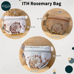 Stickdatei Umhängetasche 3er Set S, M, L, ITH Stickdatei Rosemary Bag - Sewando