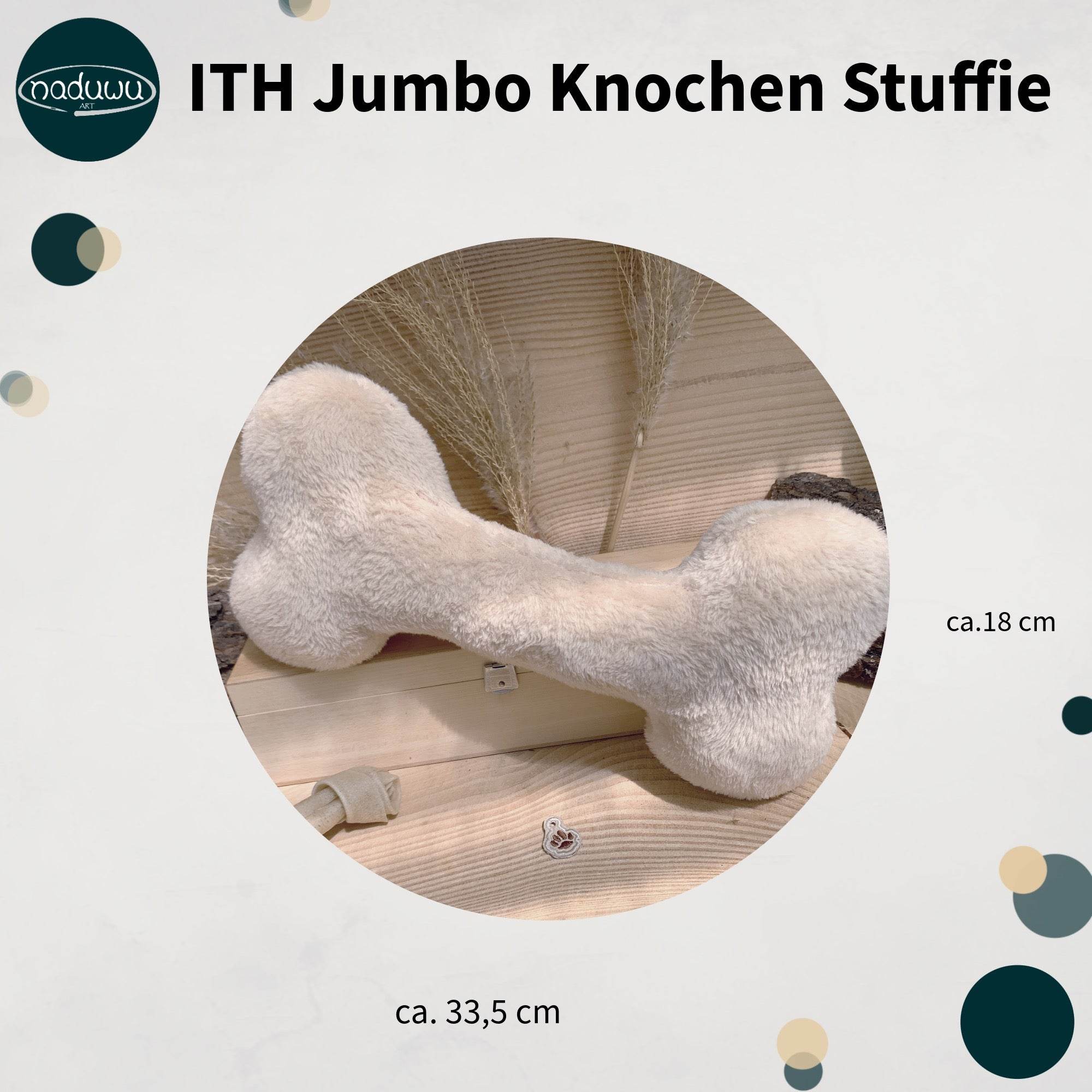Stickdatei Knochen 20x36, ITH Knochenstuffie - Sewando
