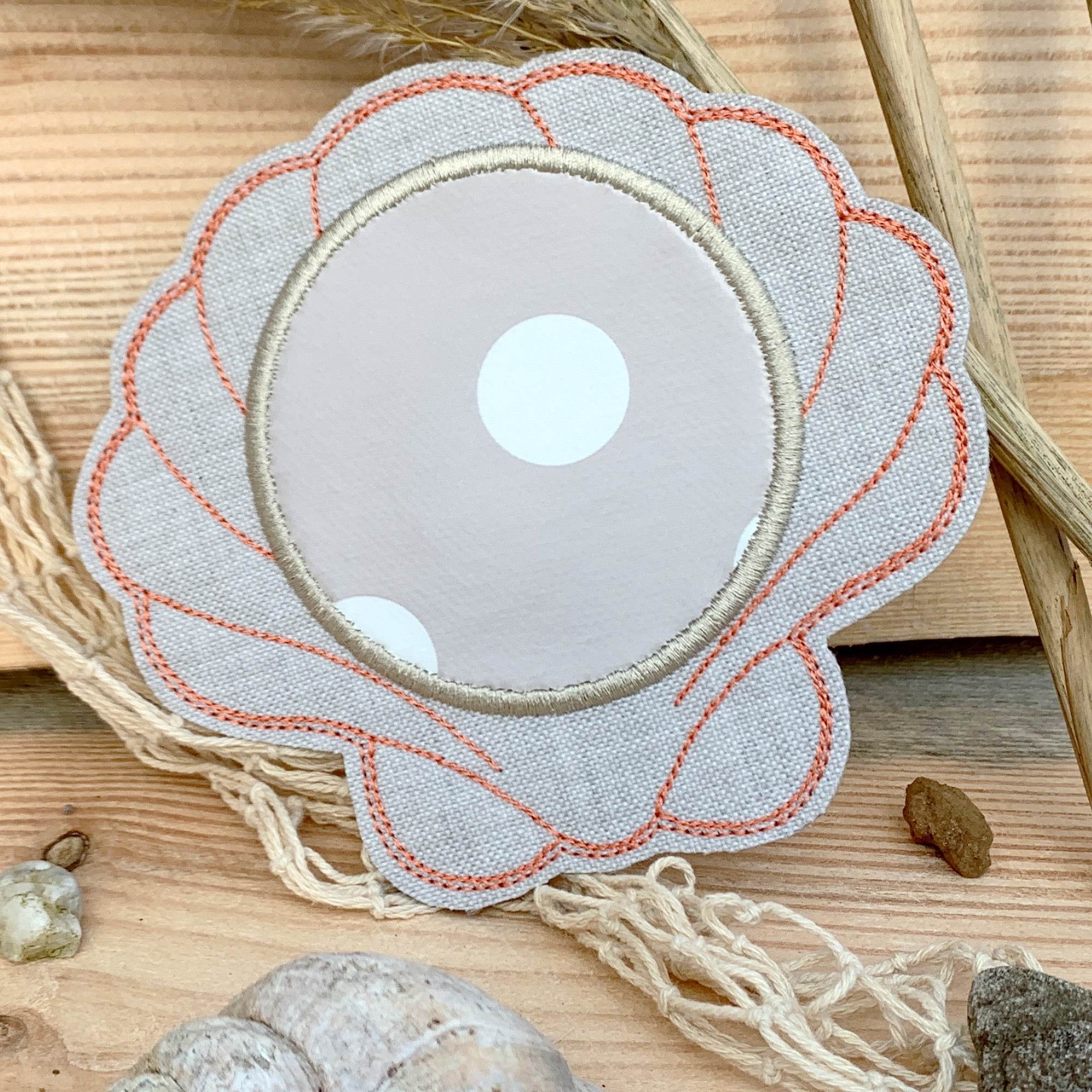 Stickdatei maritimes Mug Rug Set mit 5 ITH Designs - Sewando