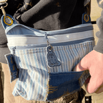 Stickdatei Baggy Bag 18x30, ITH Tasche mit 2 Reißverschlüssen - Sewando