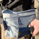 Stickdatei Baggy Bag 18x30, ITH Tasche mit 2 Reißverschlüssen - Sewando
