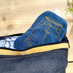 Stickdatei Tasche Spendierhose 13x18, In the hoop Taschenbaumler - Sewando