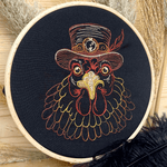 Stickdatei Steampunk Huhn Set 6 Größen - Sewando