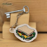Stickdatei Sandwich Anhänger 9x6, lustiger ITH Anhänger - Sewando