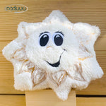 Stickdatei Sonne Stuffie 8 Größen, ITH Kuschelkissen Sunny - Sewando