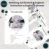 Stickdatei armadillo Stuffie 13x15, ITH Stickdatei Gürteltier