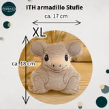 Stickdatei armadillo Stuffie 18x20, ITH Stickdatei Gürteltier Kuscheltier