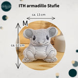 Stickdatei armadillo Stuffie 13x15, ITH Stickdatei Gürteltier