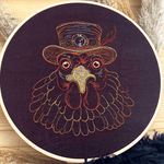 Stickdatei Steampunk Huhn Set 6 Größen - Sewando