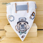 Stickdatei Halstuch für Hunde in 24x24, Bandana mit Motiv und blanko - Sewando