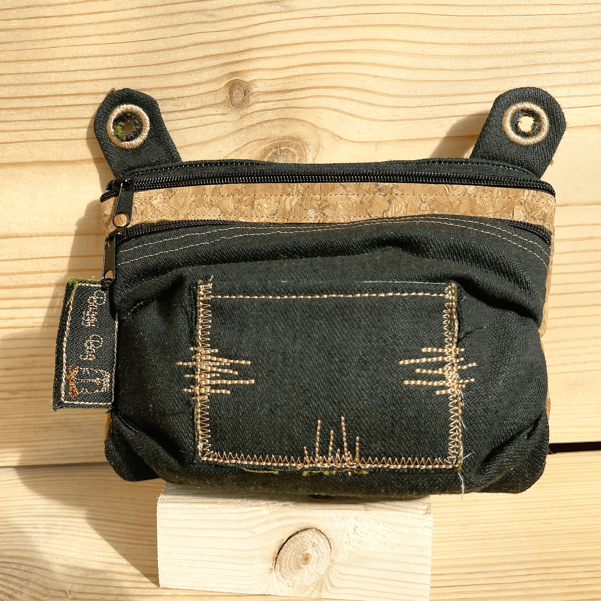 Stickdatei Baggy Bag 13x18, ITH Tasche mit 2 Reißverschlüssen - Sewando