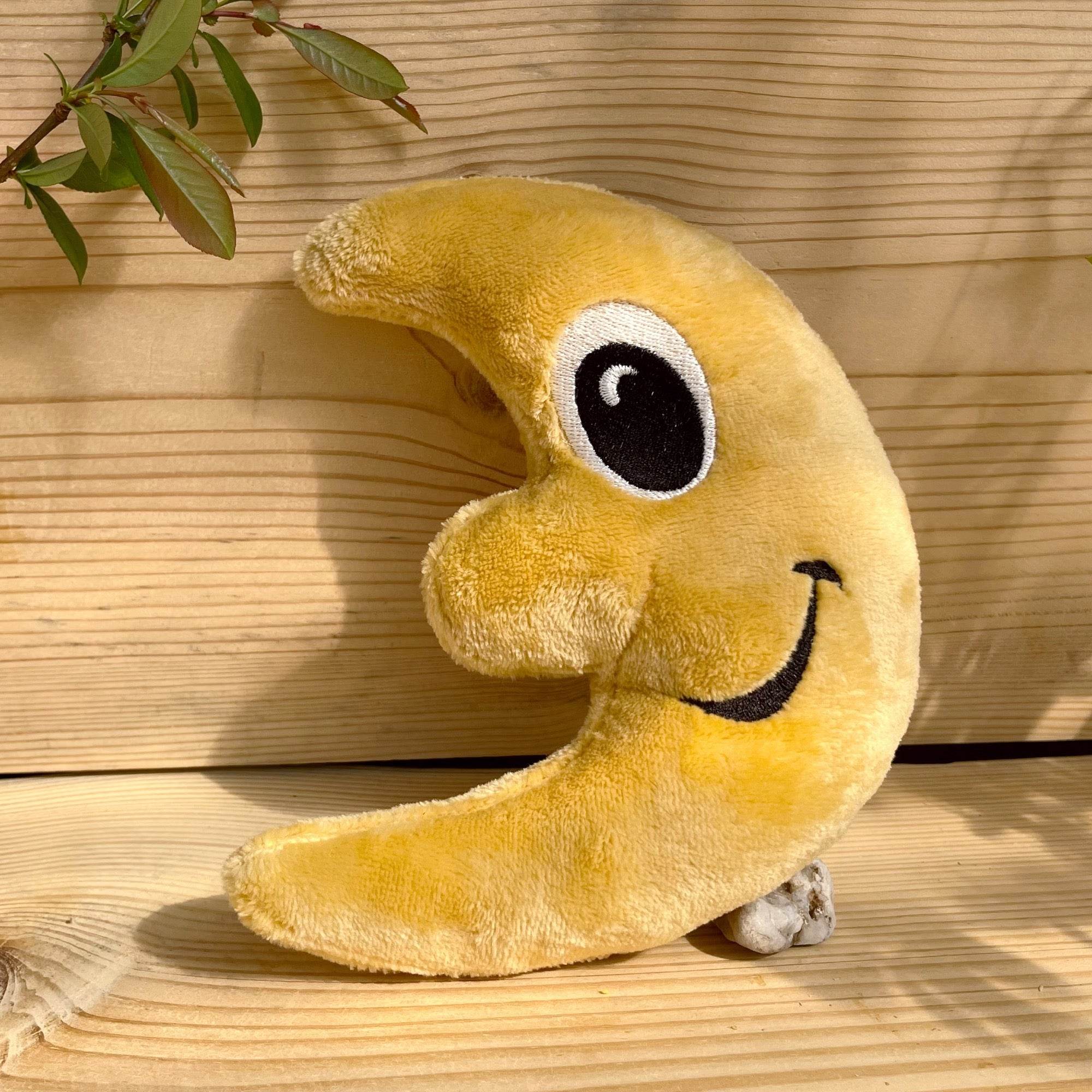 Stickdatei Mond Stuffie 16x23, ITH Kuschel-Mond, - Sewando