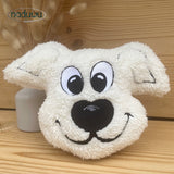 Stickdatei Hund Stuffie Set, ITH Kuschelkissen Schnuffelkopp in 8 Größen