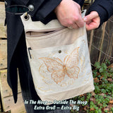 Stickdatei Big B-Fly Bag Set 5 Größen, ITH Stickdatei Tasche