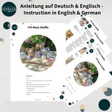 Stickdatei Maus 20x23, ITH Kuscheltier mit Applikationen - Sewando