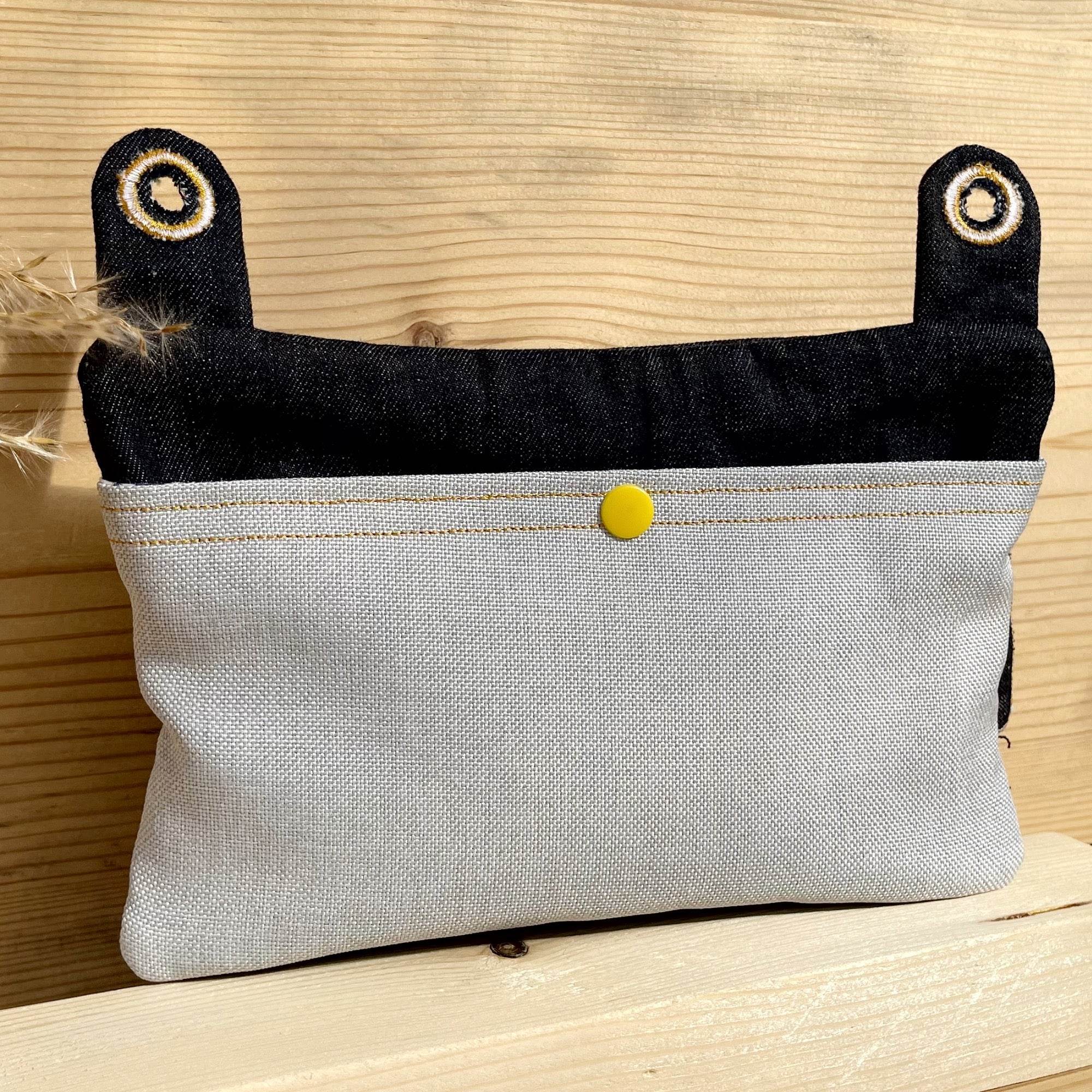 Stickdatei Baggy Bag 15x24, ITH Tasche mit 2 Reißverschlüssen - Sewando