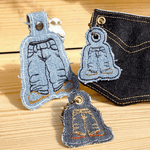 Stickdatei Baggy Pant Anhänger Set, ITH Anhänger in 3 Größen - Sewando