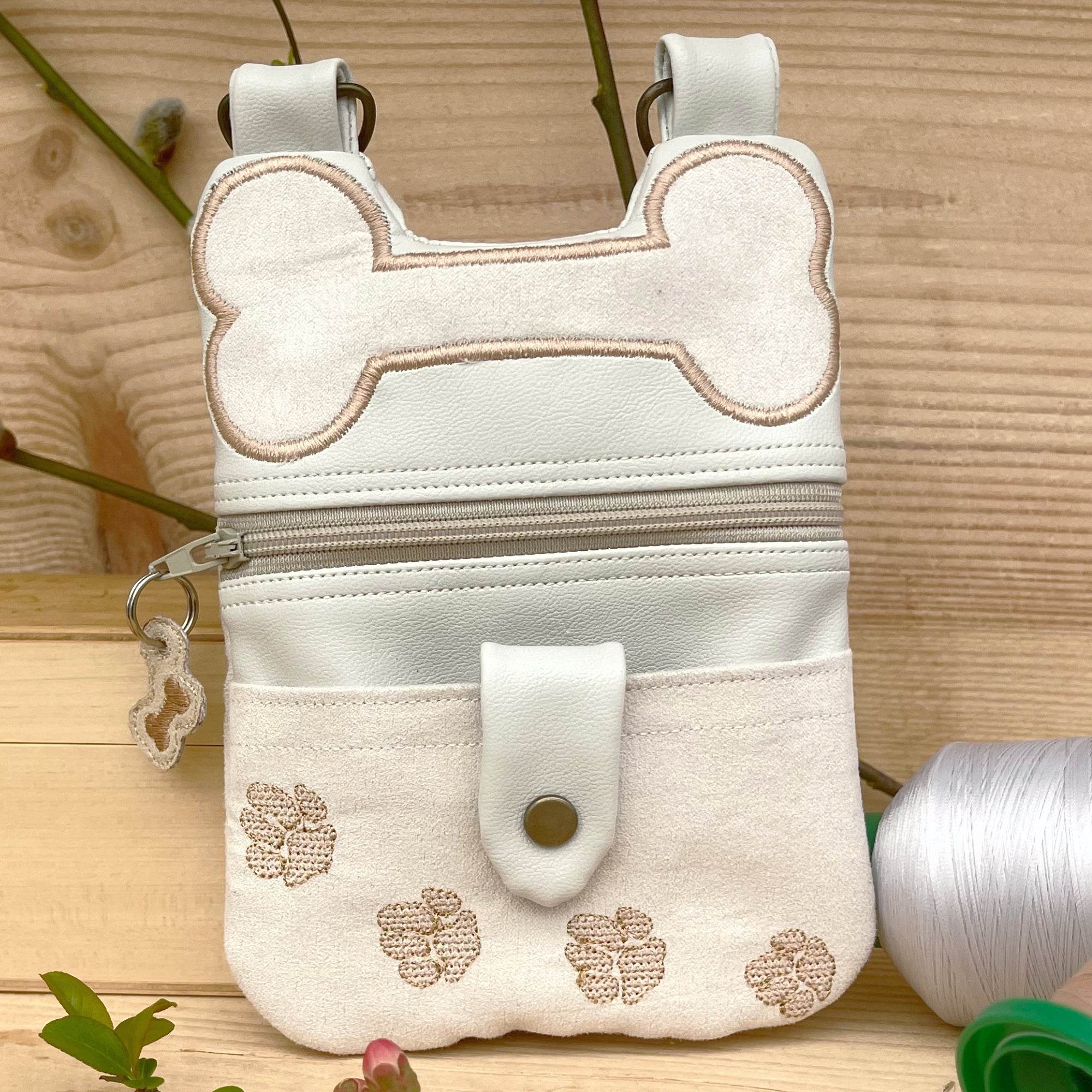 Stickdatei Reißverschlusstasche 15x20, ITH BoneBag - Sewando