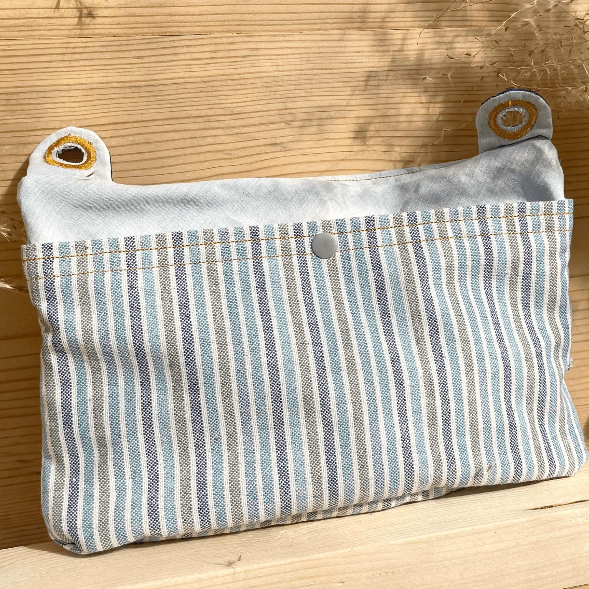 Stickdatei Baggy Bag 18x30, ITH Tasche mit 2 Reißverschlüssen - Sewando