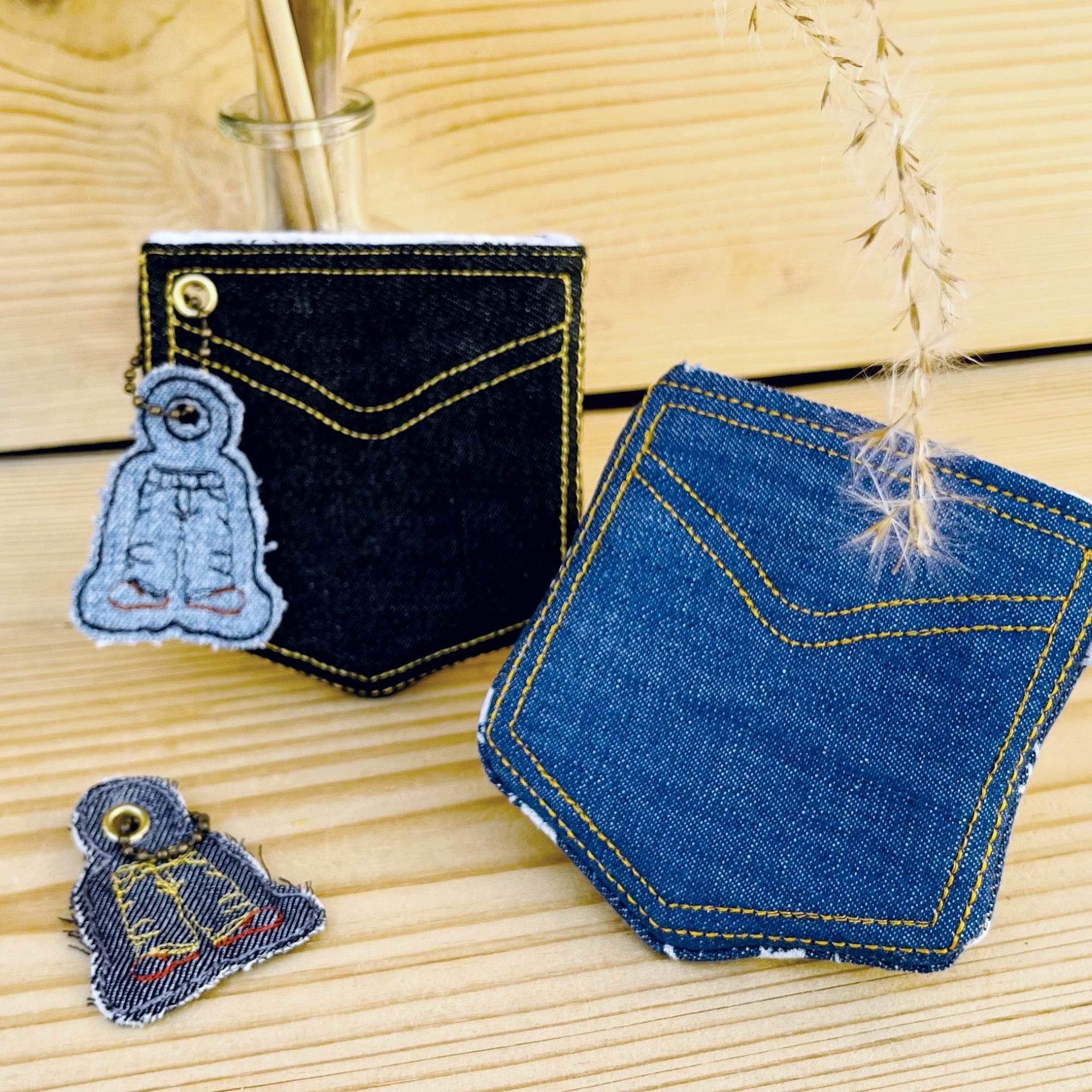 Stickdatei Jeanstasche 10x10, In The Hoop Back Pocket - Sewando