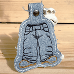 Stickdatei Baggy Pant Anhänger Set, ITH Anhänger in 3 Größen - Sewando