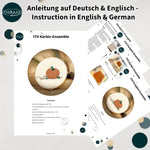 Stickdatei Kürbis Applikation mit Stickereien in 9x18 und 12x24 cm - Sewando