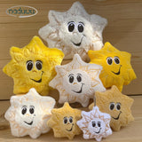 Stickdatei Sonne Stuffie 24x24, ITH Kuschelkissen Sunny