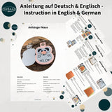 Stickdatei Maus Anhänger, ITH Schlüsselanhänger - Sewando
