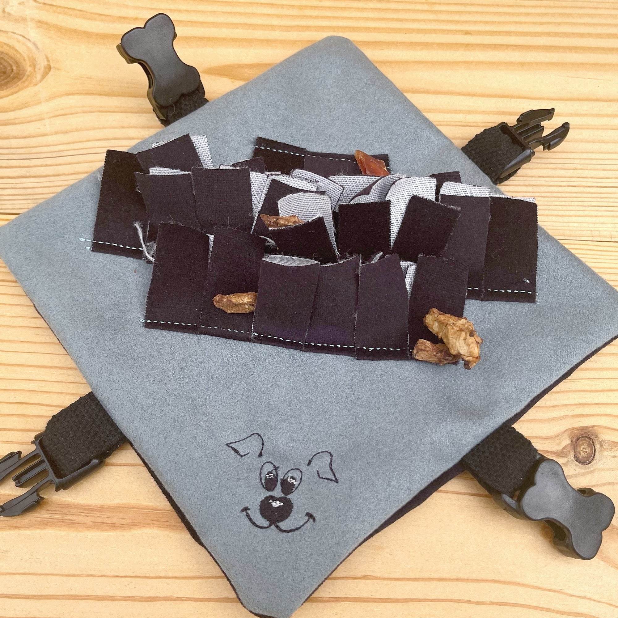 Stickdatei Schnüffelteppich Set 20x20, 5 ITH Schnüffelelemente für Nasentraining - Sewando